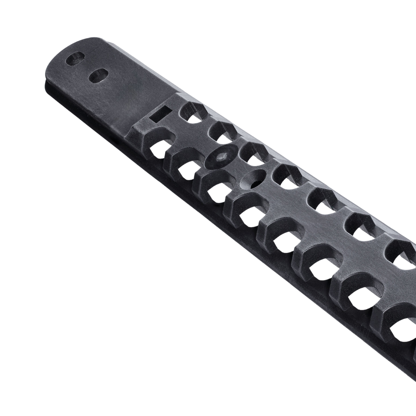 A close up of a GearMate spine on a white background. 