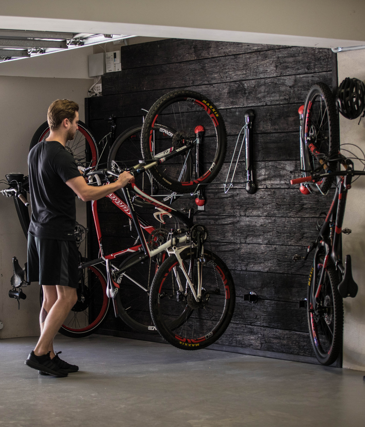 Steady Rack Rack Classic MTB Rack | Vertical Wall Mount & Storage for Mountain Bikes ...