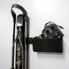 The GearMate Small Steady Bin storing an electric bike charger. 